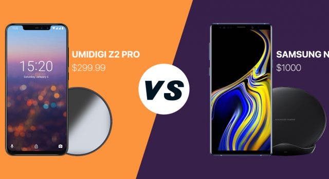 UMIDIGI Z2 Pro vs Samsung Note 9