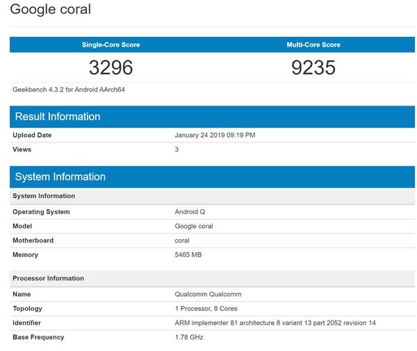 Mysterious Google Coral device dazzles on Geekbench