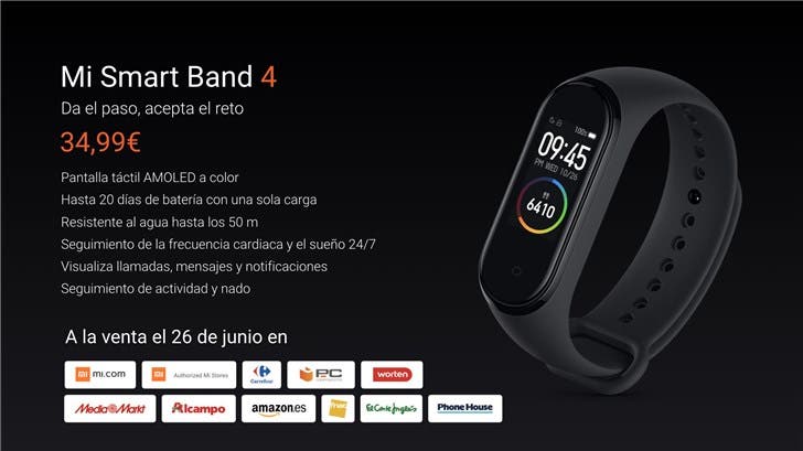 Xiaomi Mi Band 4 with AMOLED screen launched in China