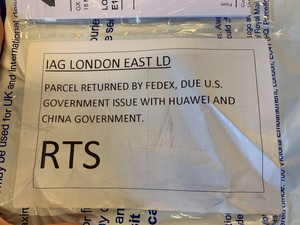 FedEx Won't Ship Huawei Phones from the United Kingdom to the US